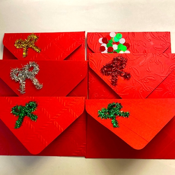 Party Supplies Christmas Gift Card Envelopes Poshmark